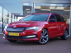 Skoda Superb Combi - 1.4 TSI iV Sportline Business| Automaat | Virt. Cockpit | Trekhaak | Vol opties | Camera |