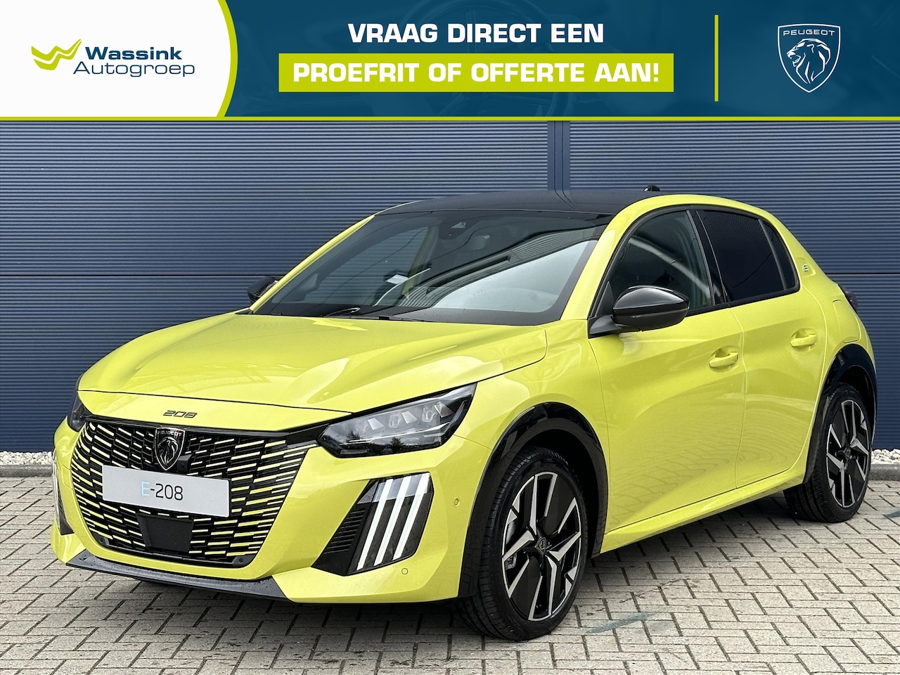 Peugeot e-208 - EV 51kWh 156pk GT | 409km range | Adaptive cruise | Navigatie | 360 camera | Voorraad | Sn - AutoWereld.nl