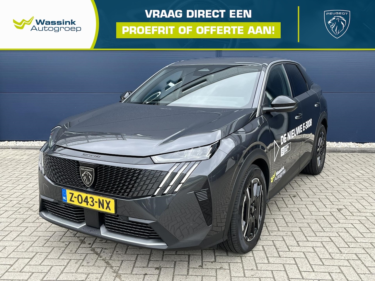 Peugeot e-3008 - EV 73 kWh 210pk Allure | 527km range | Panoramic navigation pack | Stuurverwarming | Draad - AutoWereld.nl