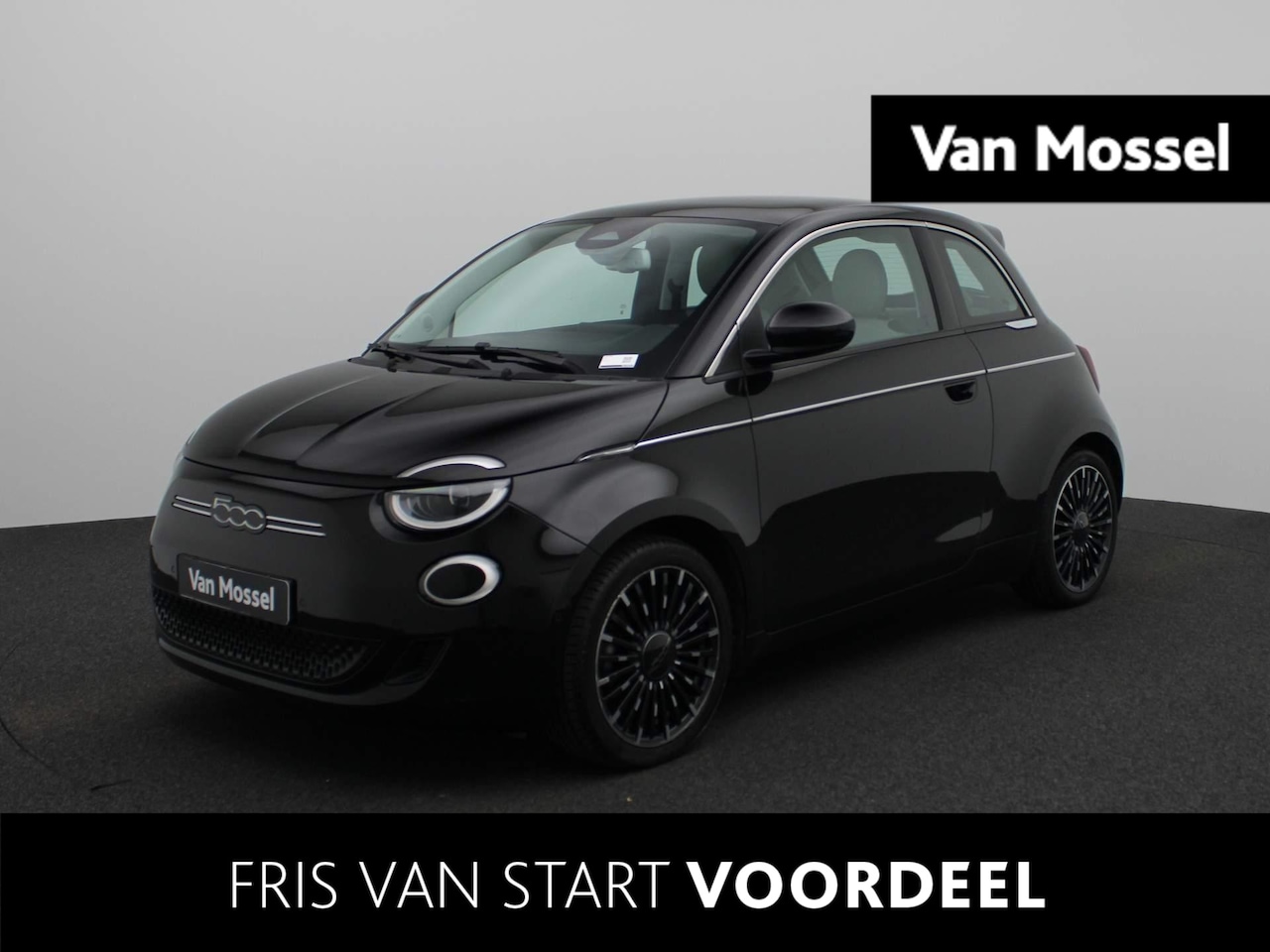 Fiat 500e - La Prima 42 kWh | Leder | Navi | ECC | Cam | LMV | Pano | - AutoWereld.nl