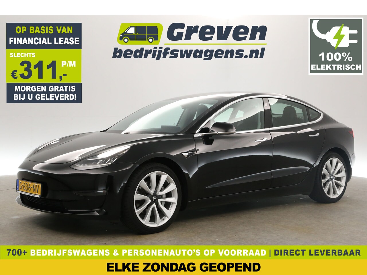 Tesla Model 3 - Long Range RWD Long Range AWD 75 kWh 351PK Automaat Autopilot Pano Clima Camera Cruise LED Navi PDC Stoel - AutoWereld.nl