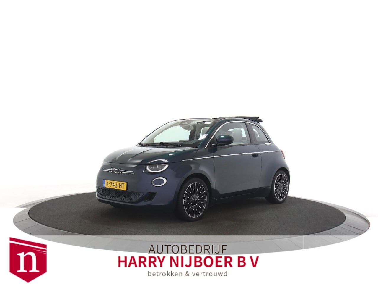 Fiat 500 C - La Prima 42 kWh Lederen bekleding / Navigatie / Lm velgen - AutoWereld.nl