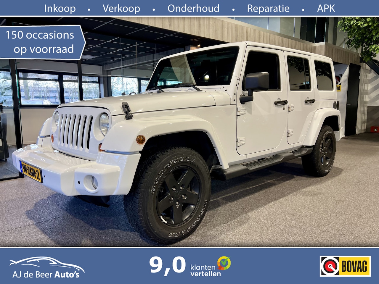 Jeep Wrangler Unlimited - 3.6 Arctic Trekhaak | Airco Clima | Verwarmde stoelen | Sensoren - AutoWereld.nl