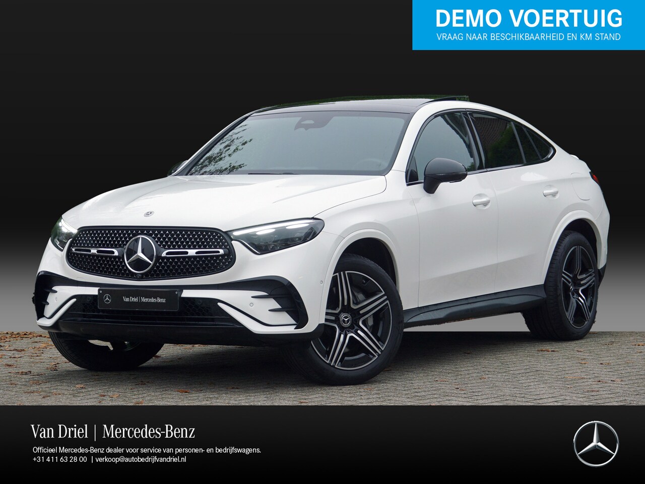 Mercedes-Benz GLC-klasse Coupé - GLC 300 e 4M Coupé AMG Line | Pano Distronic Trekhaak Memory 360 Camera - AutoWereld.nl