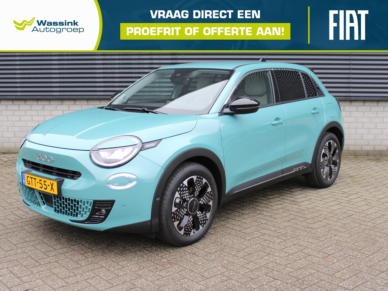 Fiat 600 - Hybrid 100pk La Prima I Automaat I Navigatie I Apple Carplay & Android Auto I Adaptive Cru - AutoWereld.nl