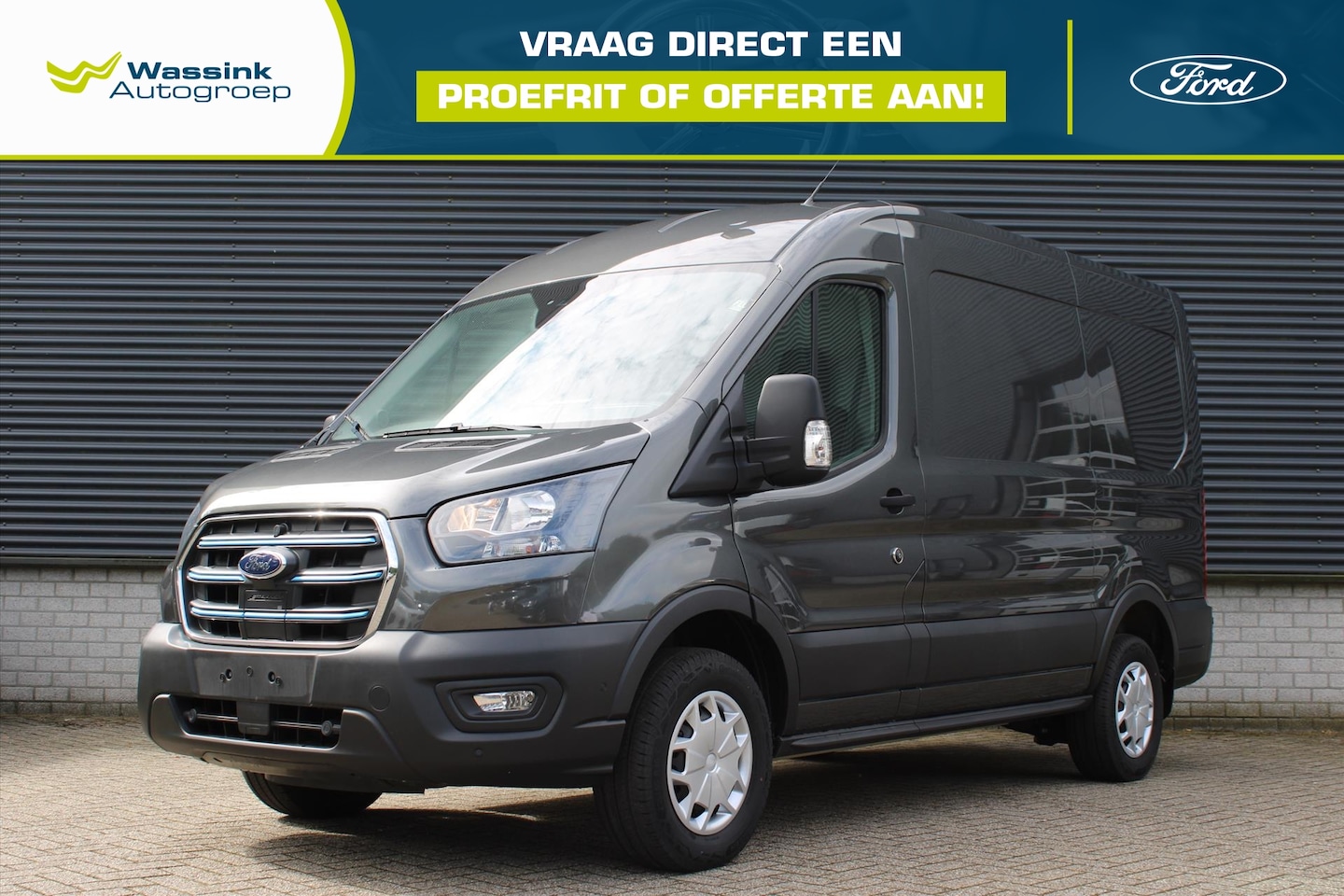 Ford E-Transit - GB 350 L2H2 68kWh 269pk RWD Trend | Cruise Control | Parkeersensoren Voor & Achter - AutoWereld.nl