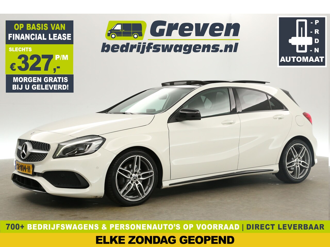 Mercedes-Benz A-klasse - 180 AMG Automaat Pano Airco Camera Cruise Carplay PDC Navi Sfeerverl. LED 18"LMV - AutoWereld.nl