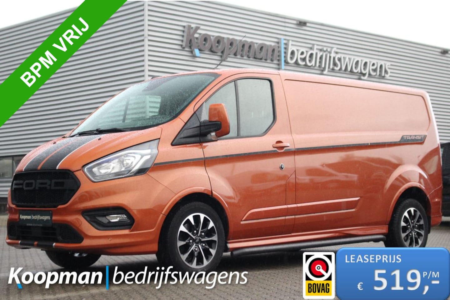 Ford Transit Custom - 320 2.0TDCI 185pk L2H1 Sport | Trekhaak | Camera | Navi | Carplay/Android | Lease 519,- p/ - AutoWereld.nl