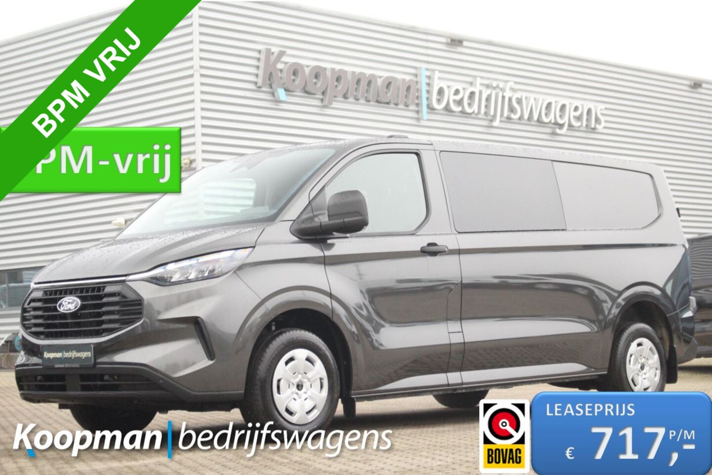 Ford Transit Custom - 320 2.0TDCI 136pk L2H1 Trend DC | 6-Zits | Sync 4 13" | Keyless | Carplay/Android | Lease - AutoWereld.nl