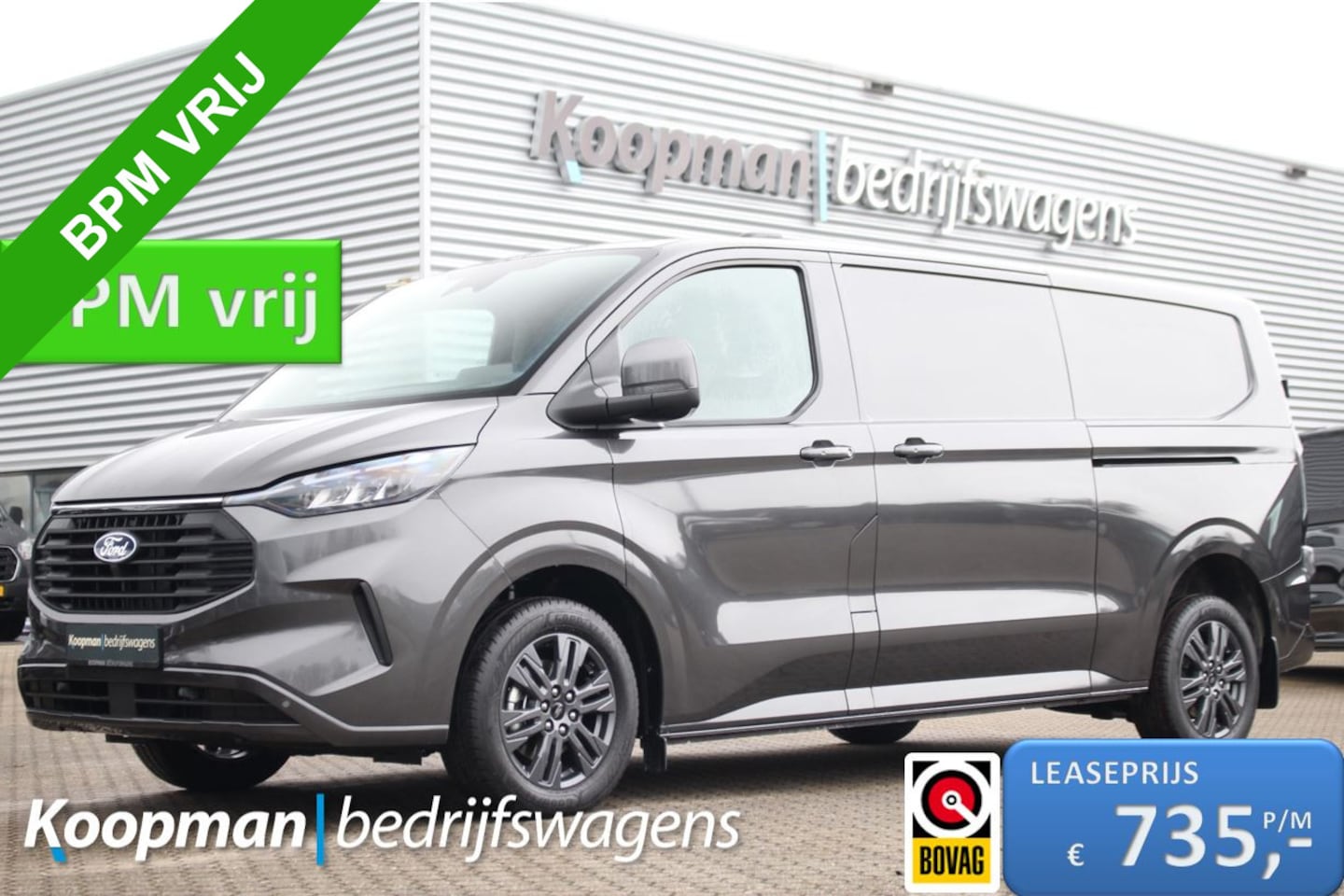 Ford Transit Custom - 300 2.0TDCI 170pk L2H1 Limited | Automaat | L+R Zijdeur | Adaptive cruise | LED | BLIS | S - AutoWereld.nl