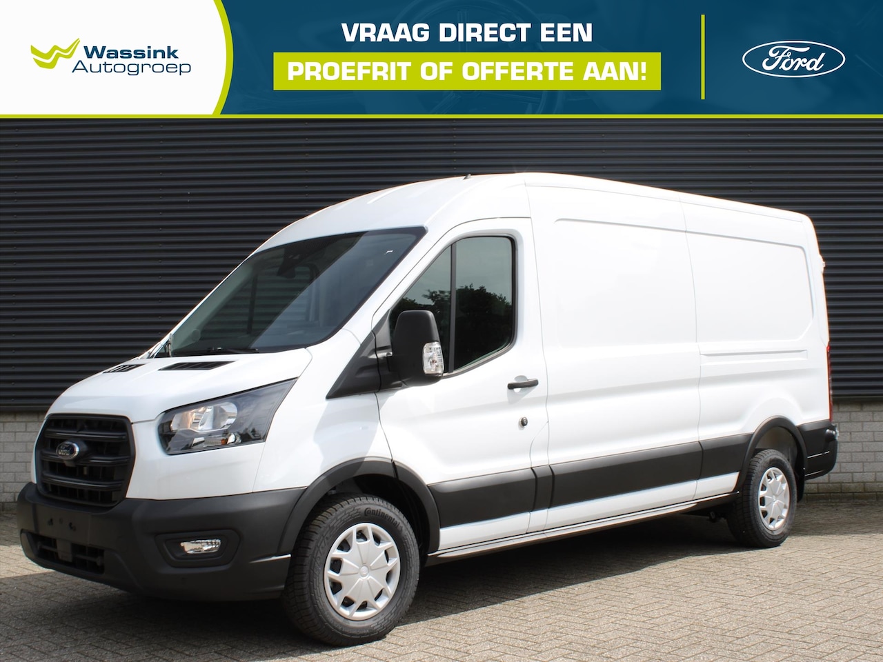 Ford Transit - GB 350 L3H2 TDCi 130pk FWD Trend | Cruise Control | Bluetooth | Parkeersensoren Voor en Ac - AutoWereld.nl