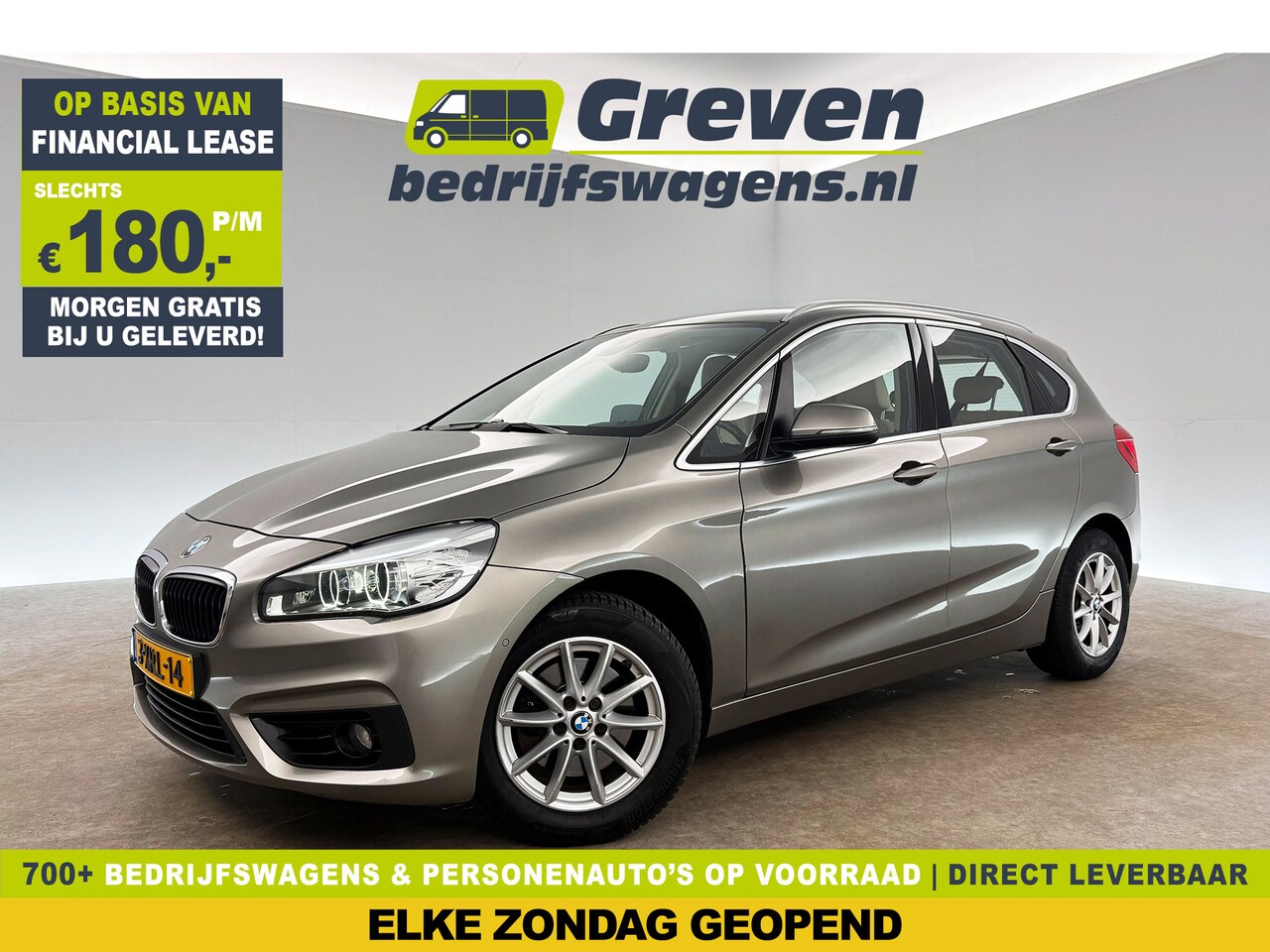 BMW 2-Serie - 218i High Executive Clima Cruise Navigatie Stoelverwarming Head-up Display Leder PDC 16"LM - AutoWereld.nl