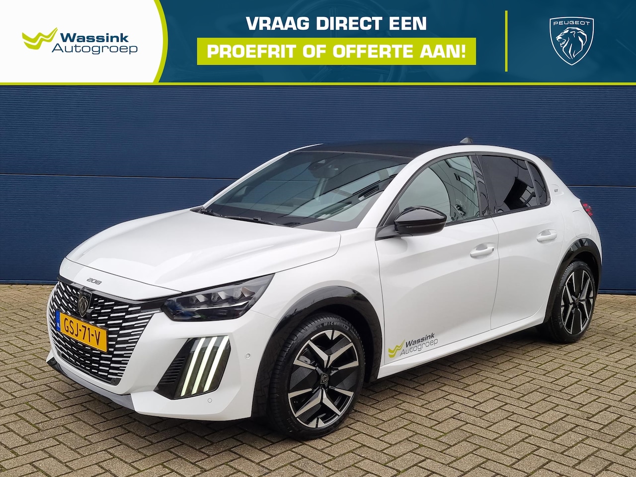 Peugeot 208 - 1.2 Hybrid 136 e-DCS6 GT | Panoramadak | Alcantara Bekleding | Massagestoel | Elektrisch V - AutoWereld.nl