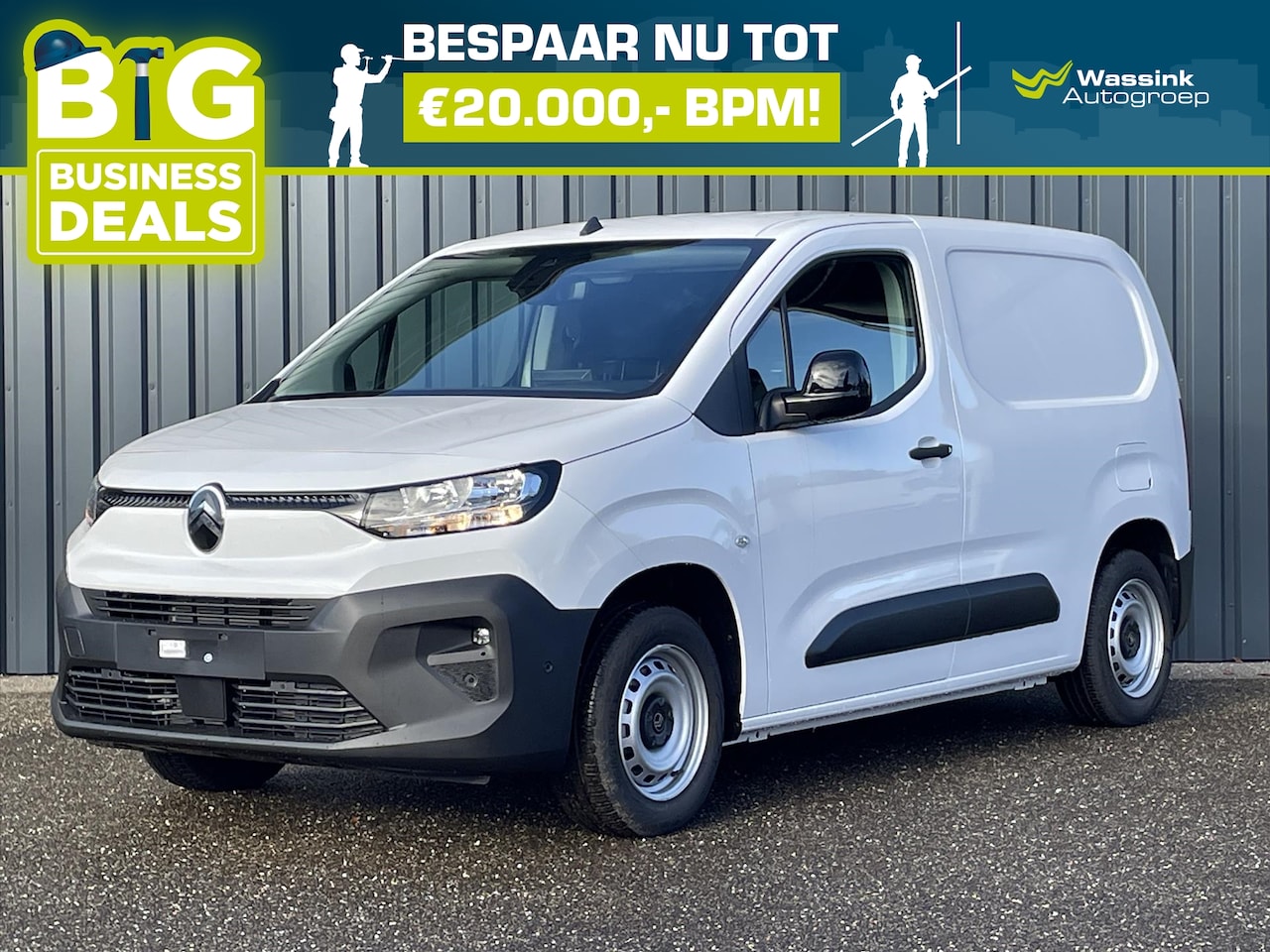 Citroën Berlingo - Van GB 1.5 BlueHDi 100pk L1 ITrekhaakvoorbereiding I Houtenvloer I Houten Zijwanden I Rese - AutoWereld.nl