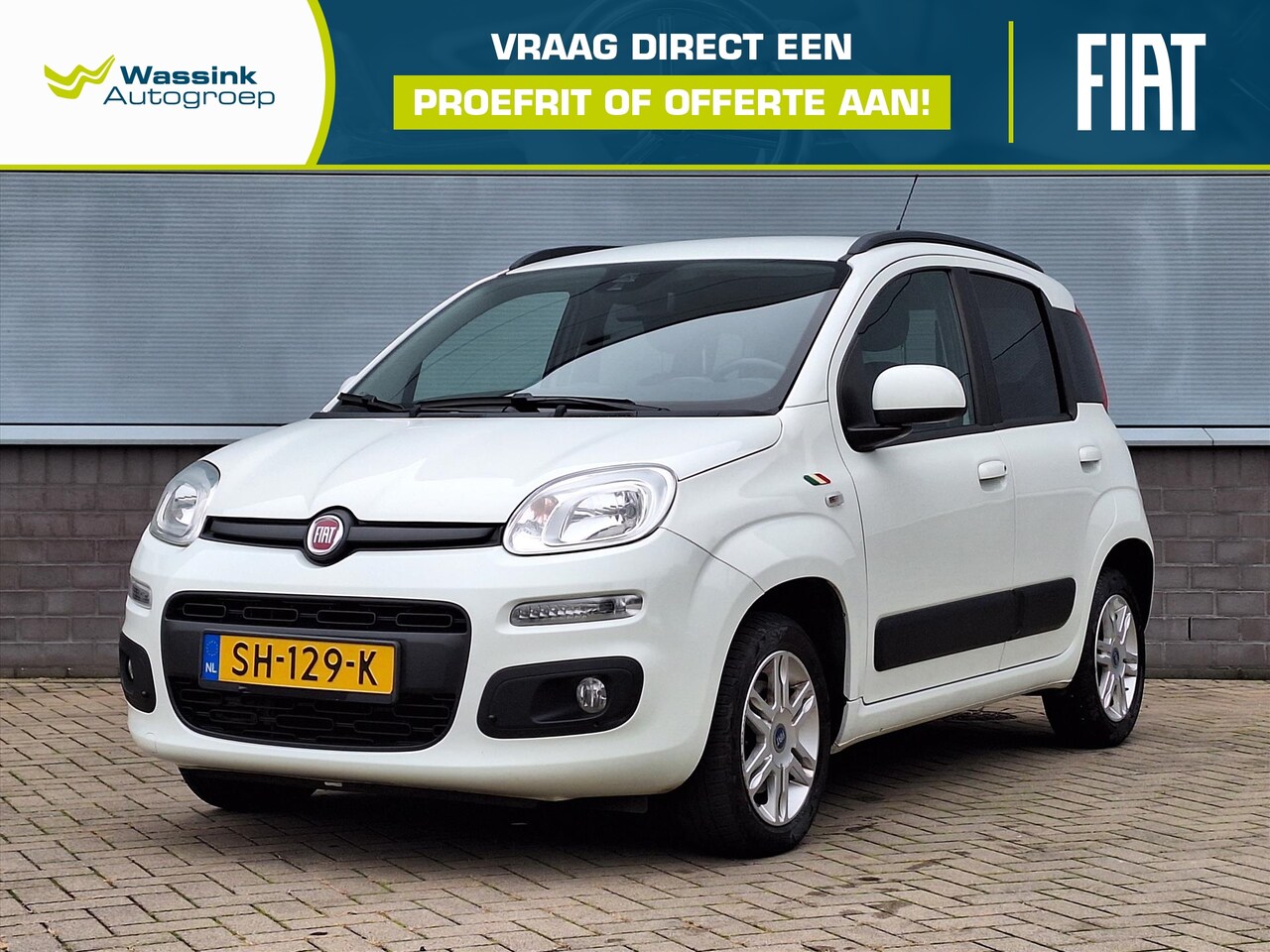 Fiat Panda - TwinAir Turbo 80PK Lounge | Airco | Lichtmetalen velgen | Parkeersensoren Achter - AutoWereld.nl