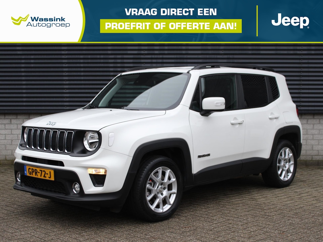 Jeep Renegade - 1.3T 4xe 240pk Plug-in Hybrid 4WD Aut Limited | Cruise Control | Climate Control | Apple C - AutoWereld.nl