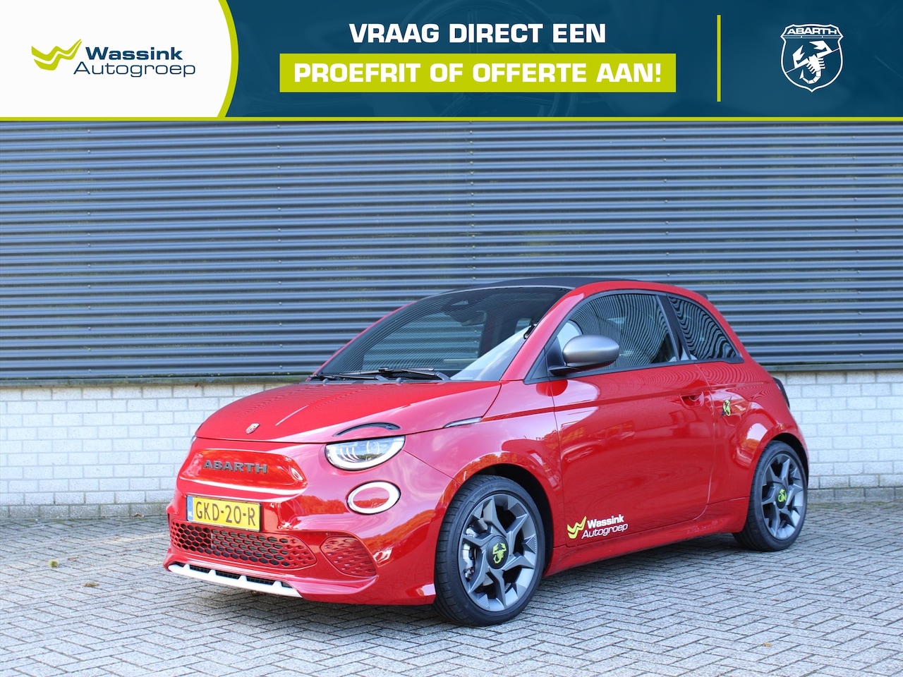 Abarth 500 - C 42 kWh 155pk Urban | Cabrio | Cruise Control | Apple Carplay / Android Auto | - AutoWereld.nl