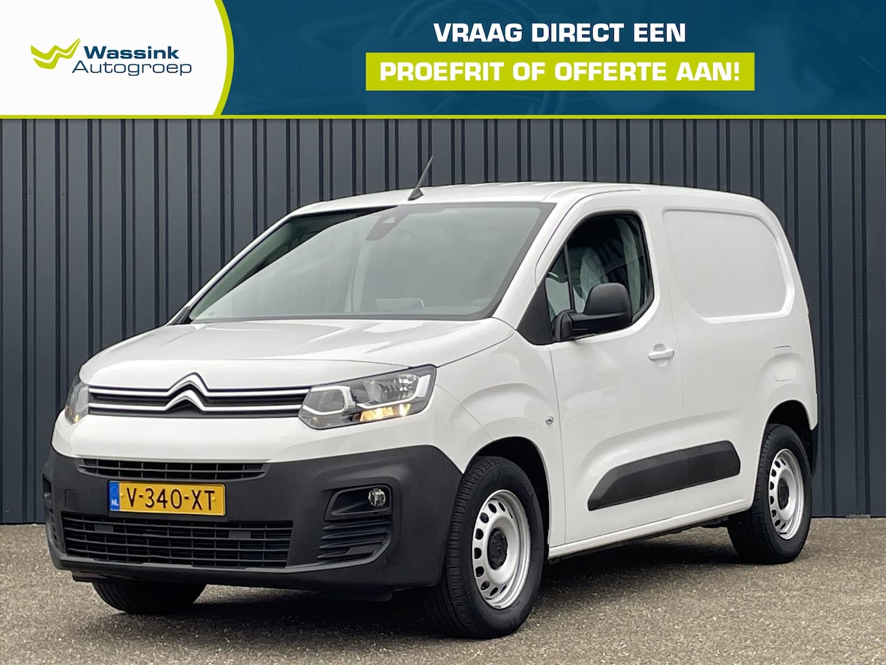 Citroën Berlingo - Van GB 1.5 130pk Worker NAVI | Keyless | Grip Control | Ramen Achter | Zij Airbags | 3-Zit - AutoWereld.nl