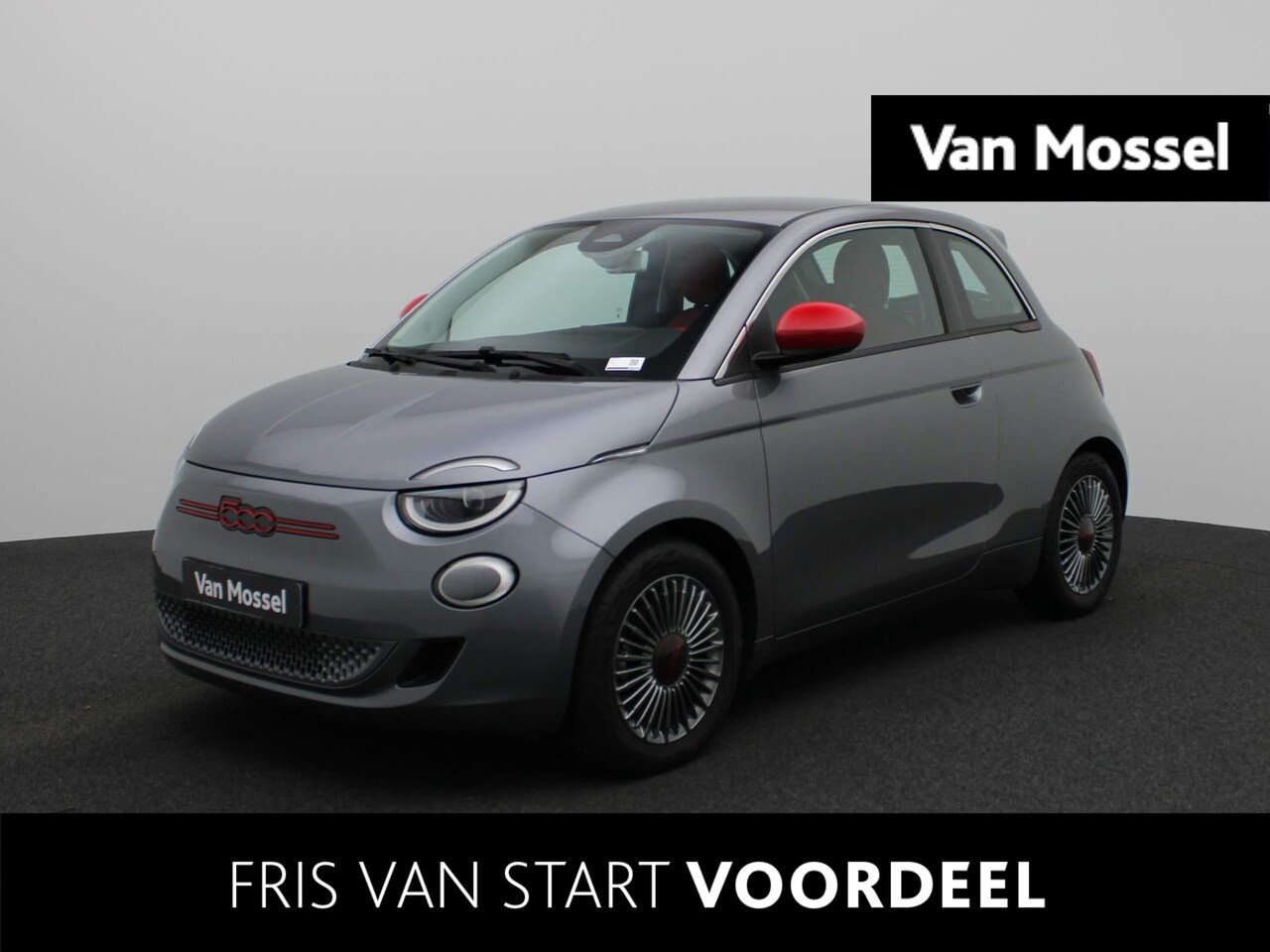 Fiat 500 - RED 42 kWh | Navigatie | LED Koplampen | Lichtmetalen Velgen | Parkeersensoren | Climate C - AutoWereld.nl