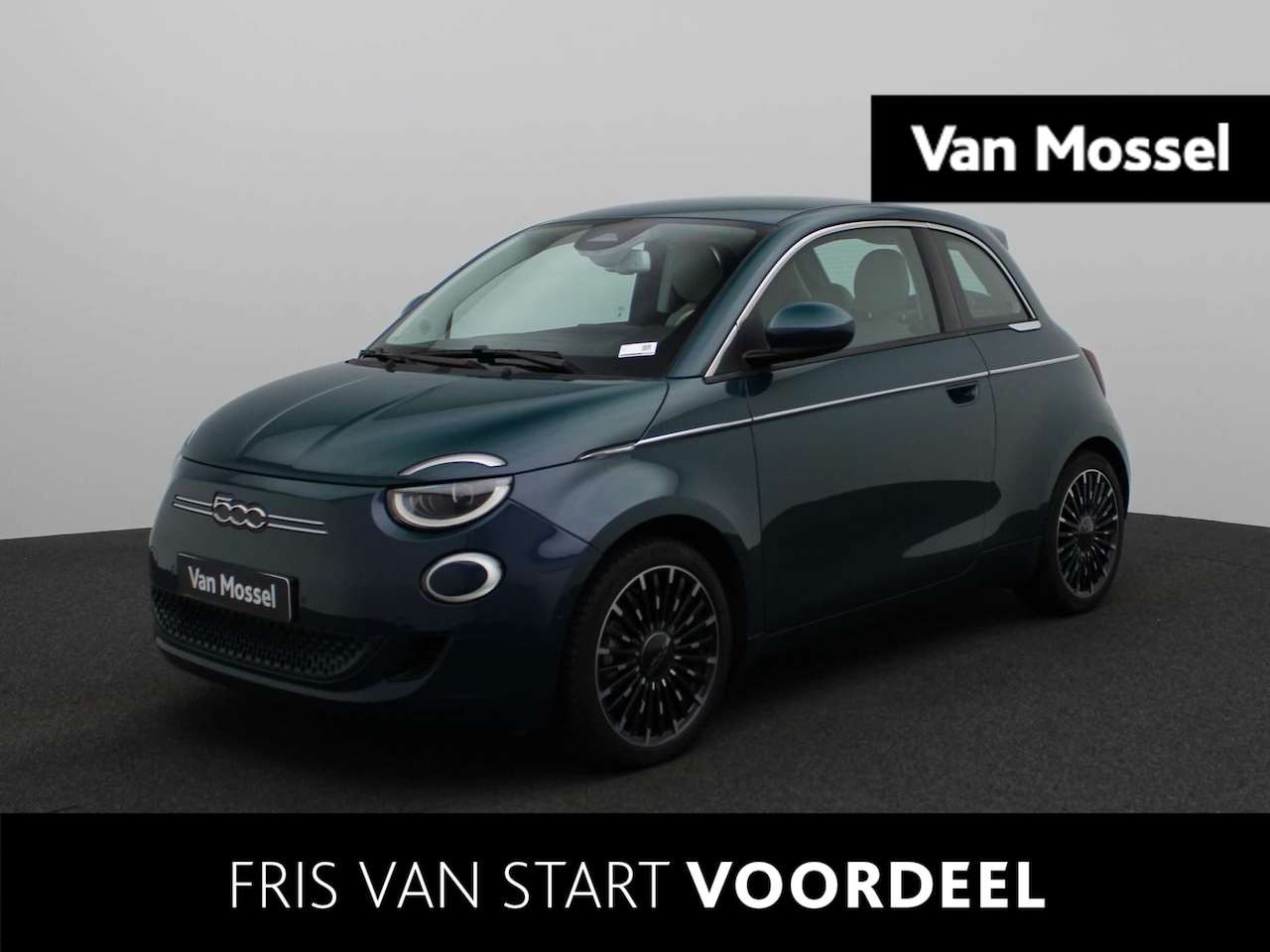 Fiat 500e - 3+1 La Prima 42 kWh | Leder | Navi | Stoel Verw. | Cam | Led | DAB | Apple Carplay | Direc - AutoWereld.nl