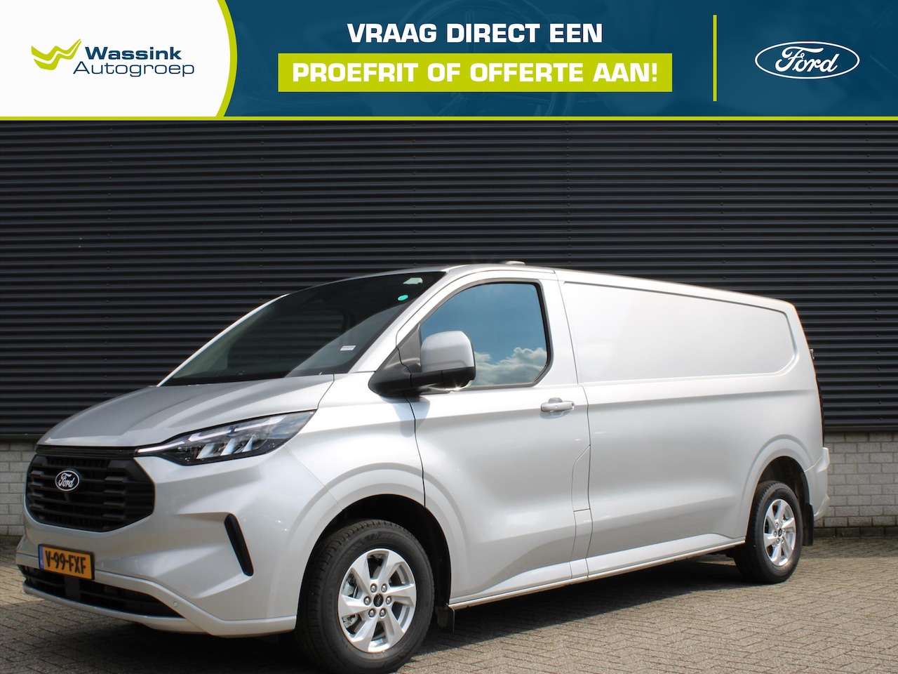 Ford Transit Custom - GB 2.0 EcoBlue 170pk L2H1 320 AUT Limited | Cruise Control | Apple Carplay & Android Auto - AutoWereld.nl