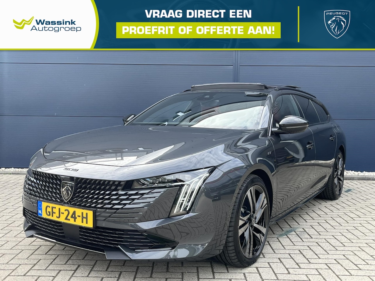 Peugeot 508 SW - 1.6 Plug-in Hybrid 180 pk e-EAT8 GT | Focal | Schuifdak | 7,4 KW boordlader | Leder | Mass - AutoWereld.nl