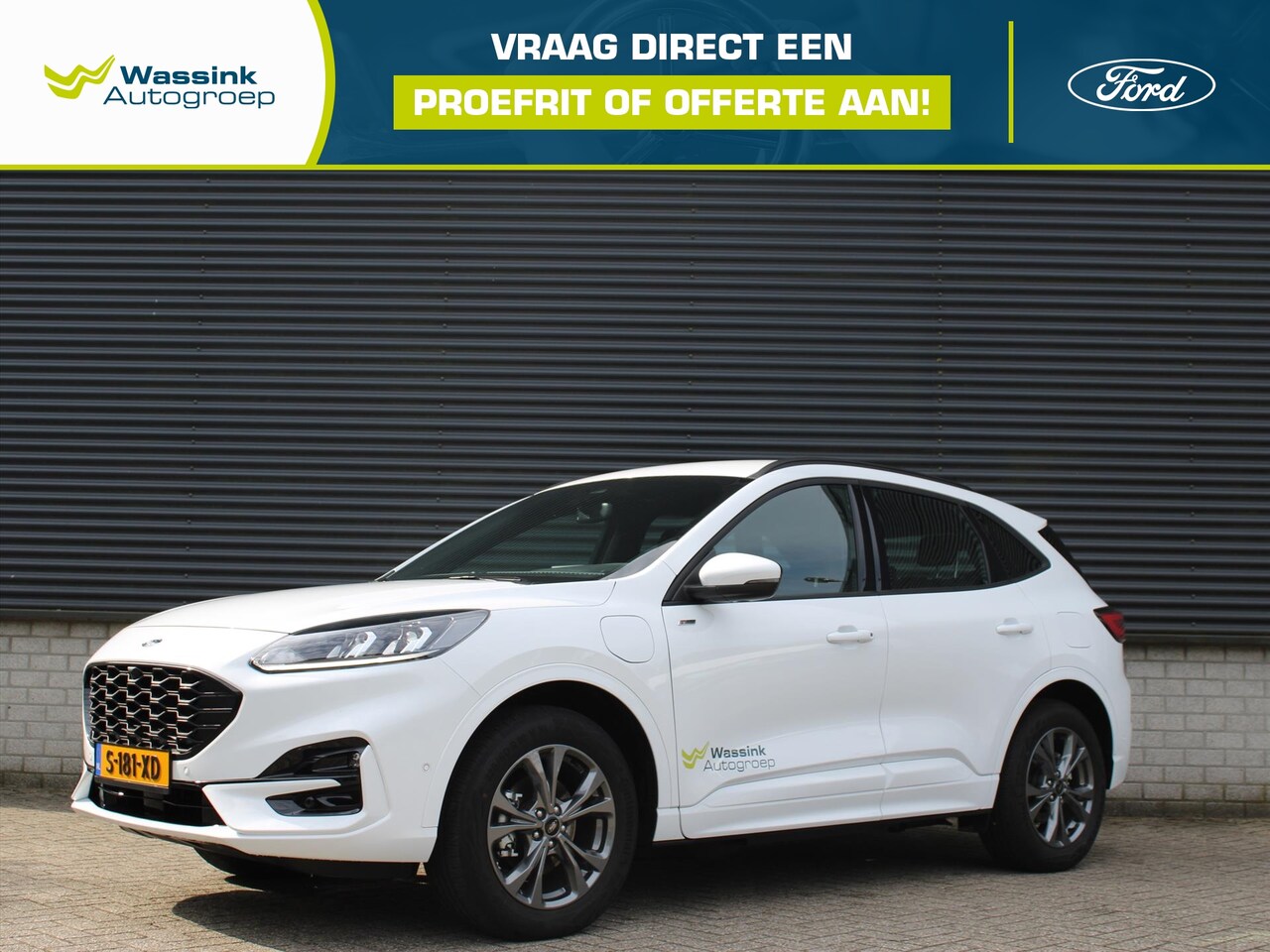 Ford Kuga - 2.5 PHEV 225pk ST-Line | Adaptive Cruise Control | Apple Carplay & Android Auto | Winter P - AutoWereld.nl