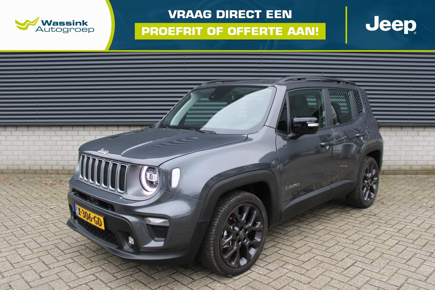 Jeep Renegade - 1.5T e-Hybrid 130pk Altitude I Automaat I Navigatie I Camera I Afneembare Trekhaak I Apple - AutoWereld.nl