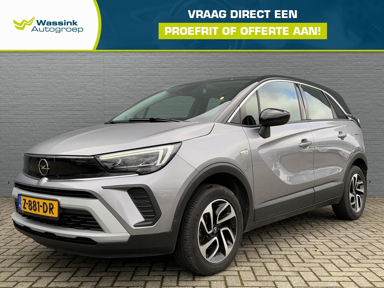 Opel Crossland - 1.2 130pk Automaat Elegance | Two Tone | Trekhaak | Achteruitrijcamera - AutoWereld.nl