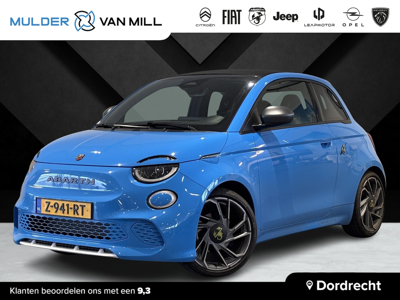 Fiat 500 Abarth - 500C Turismo Cabrio 42kWh EV 155pk AUTOMAAT SCORPION PACK | WINTERPACK | ALCANTARA SPORTST - AutoWereld.nl