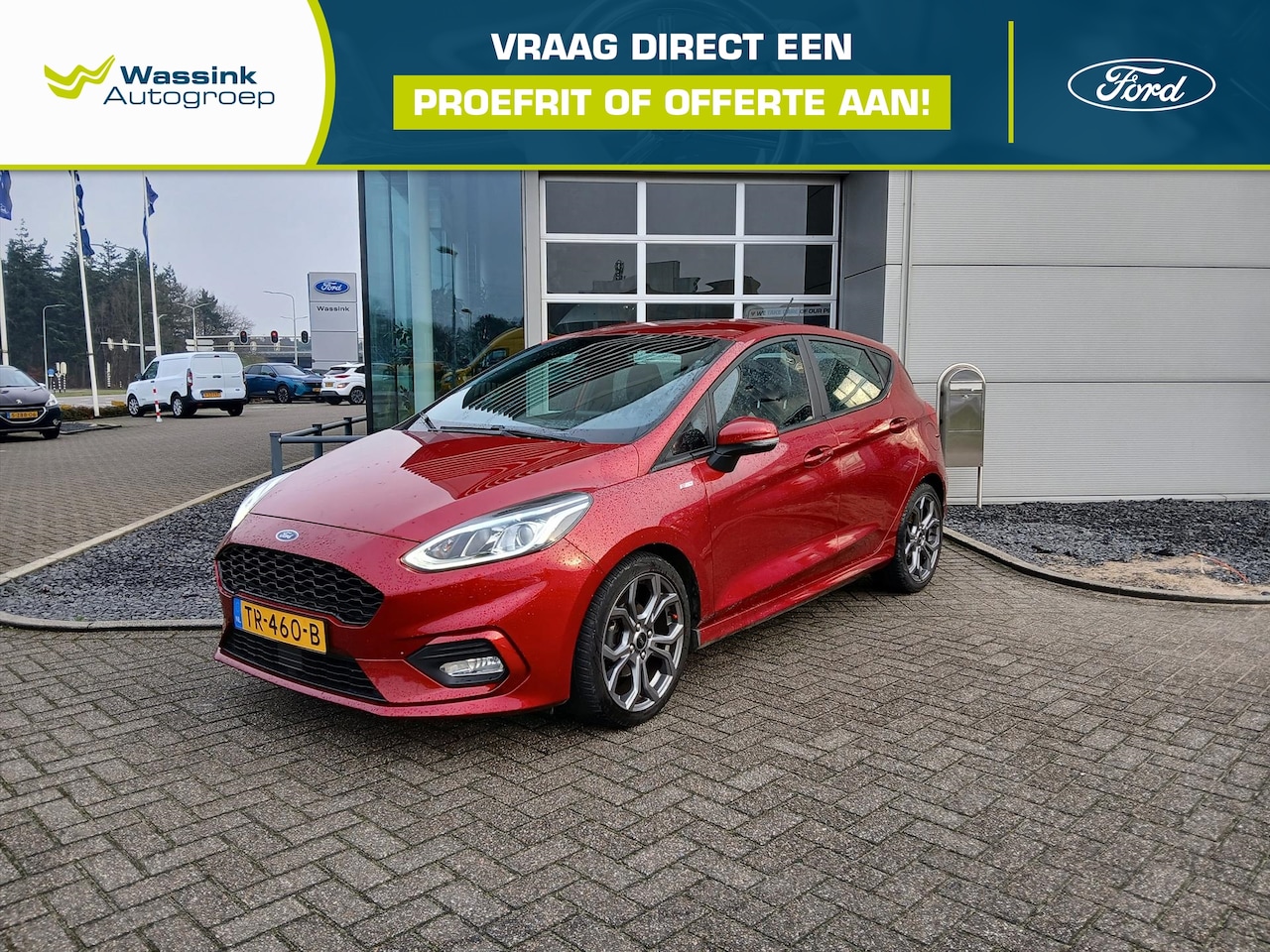 Ford Fiesta - 1.0 EcoBoost 100pk 5dr ST-Line | Navigatie | Parkeer sensoren | Voorruit verwarming | Lich - AutoWereld.nl