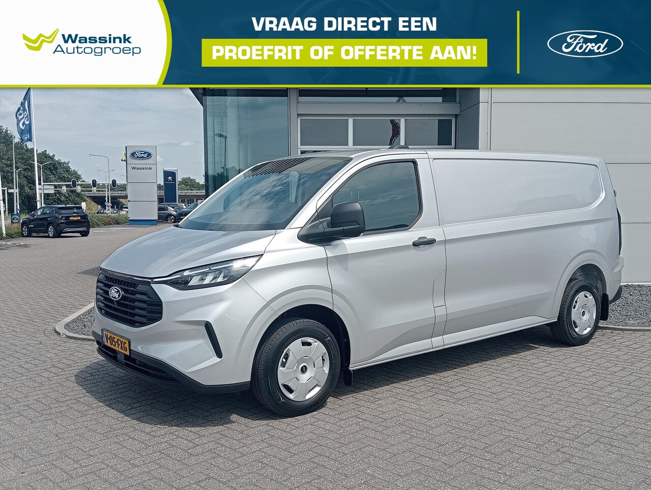 Ford Transit Custom - GB 2.0 EcoBlue 136pk L2H1 320 AUT Trend | | Trekhaak | Sensoren | Camera | Stoelverwarming - AutoWereld.nl