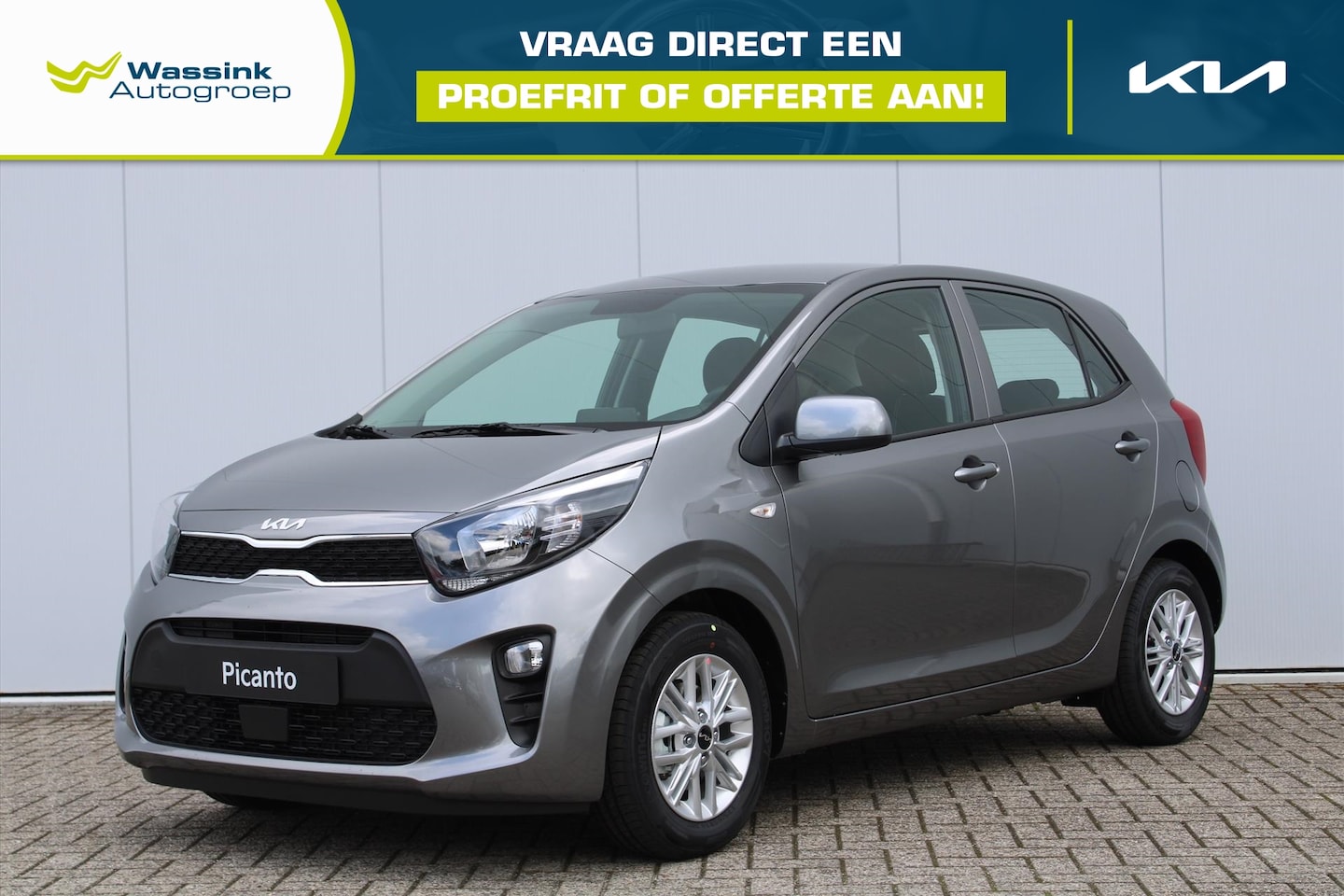 Kia Picanto - 1.0 DPi 63pk 4-zits AMT DynamicLine | Navi By App | Camera | CarPlay | Cruise control | Au - AutoWereld.nl