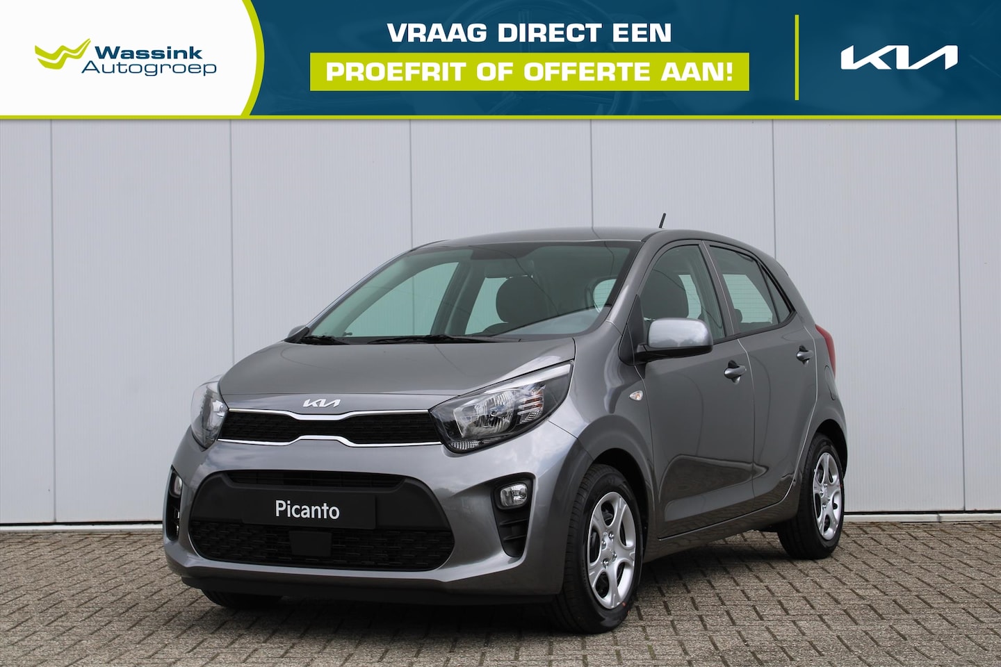 Kia Picanto - 1.0 DPi 67pk 4-zits ComfortLine | Cruise control | DAB | Airco | Direct leverbaar | Rijkla - AutoWereld.nl