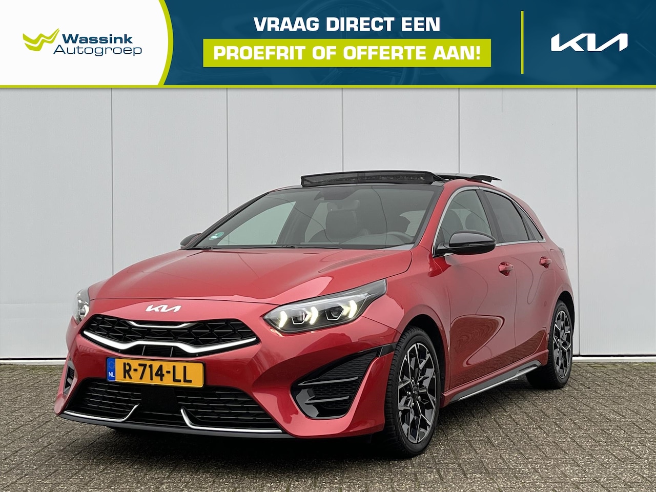 Kia Cee'd - Ceed 1.0 T-GDi 120pk GT-Line | Keyless | Schuif- Kanteldak | Carplay | Camera en Sensoren - AutoWereld.nl