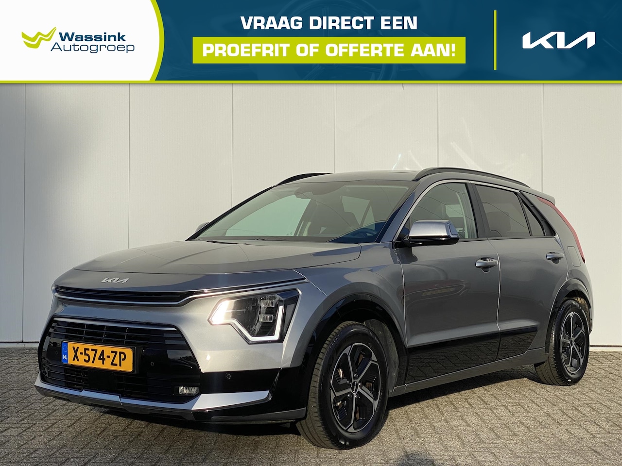 Kia Niro - 1.6 GDi Hybrid 141pk DCT6 DynamicPlusLine | Navigatie | Adaptive Cruise | Head-up display - AutoWereld.nl