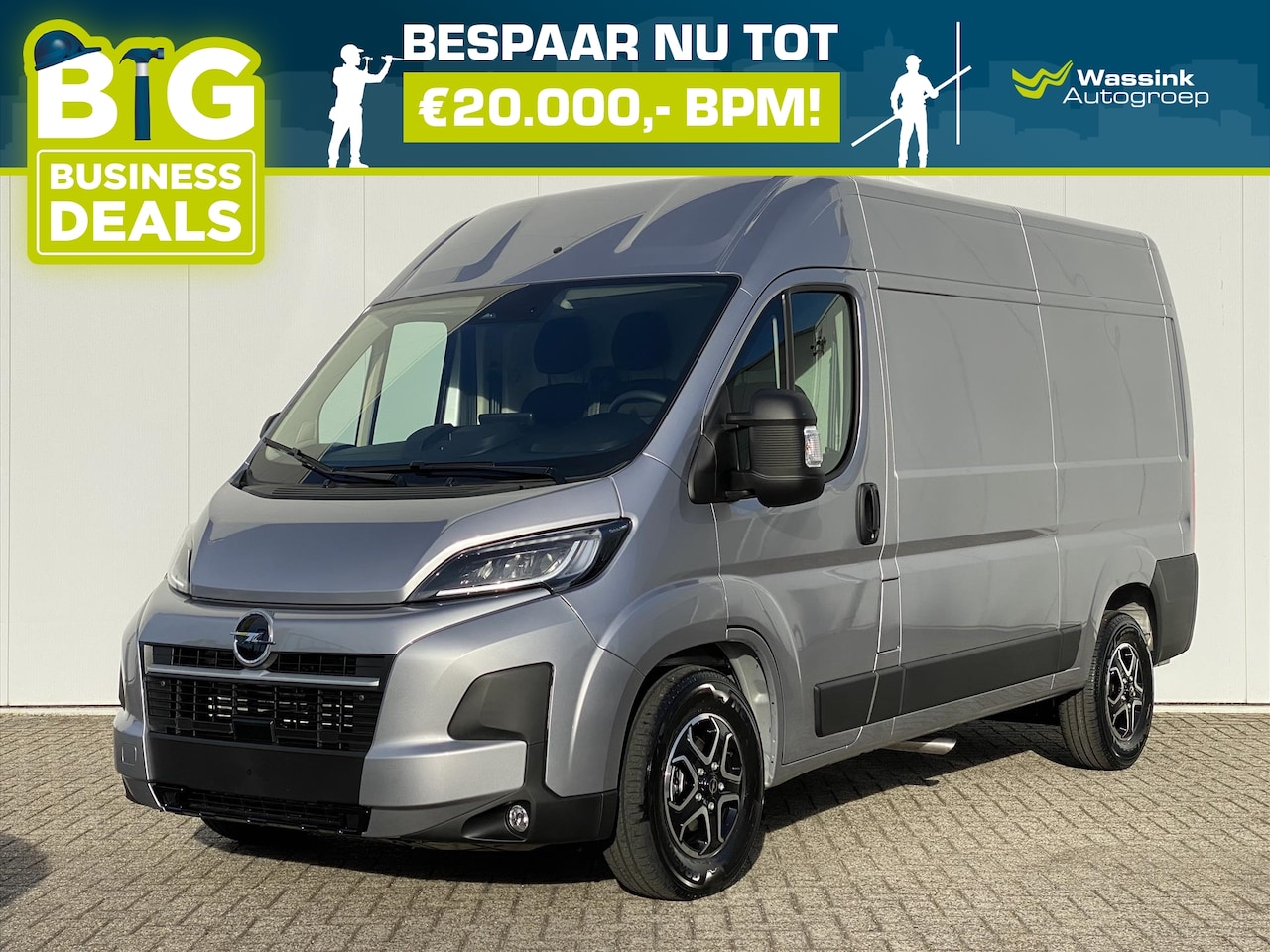 Opel Movano - 2.2 D 140pk L2H2 35 EAT8 | Trekhaak | Pakket Techno | Pakket Visibility Led | - AutoWereld.nl