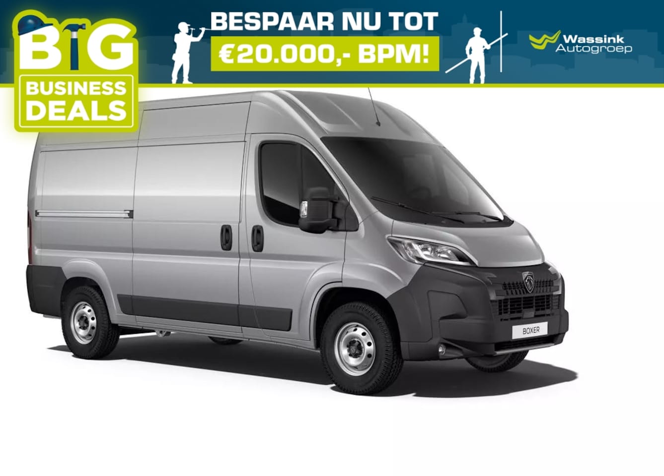 Peugeot Boxer - GB 2.2 140PK BlueHDi S&amp;S L2H2 35 Zwaar | Pakket Techno Plus | Pakket Visibility | Trek - AutoWereld.nl