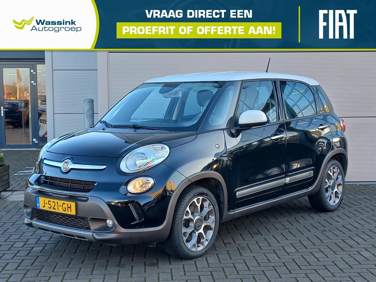 Fiat 500 L - 1.4T 120pk Trekking| Climate control | Navigatie | 17" Lm velgen | Trekhaak | Cruise contr - AutoWereld.nl