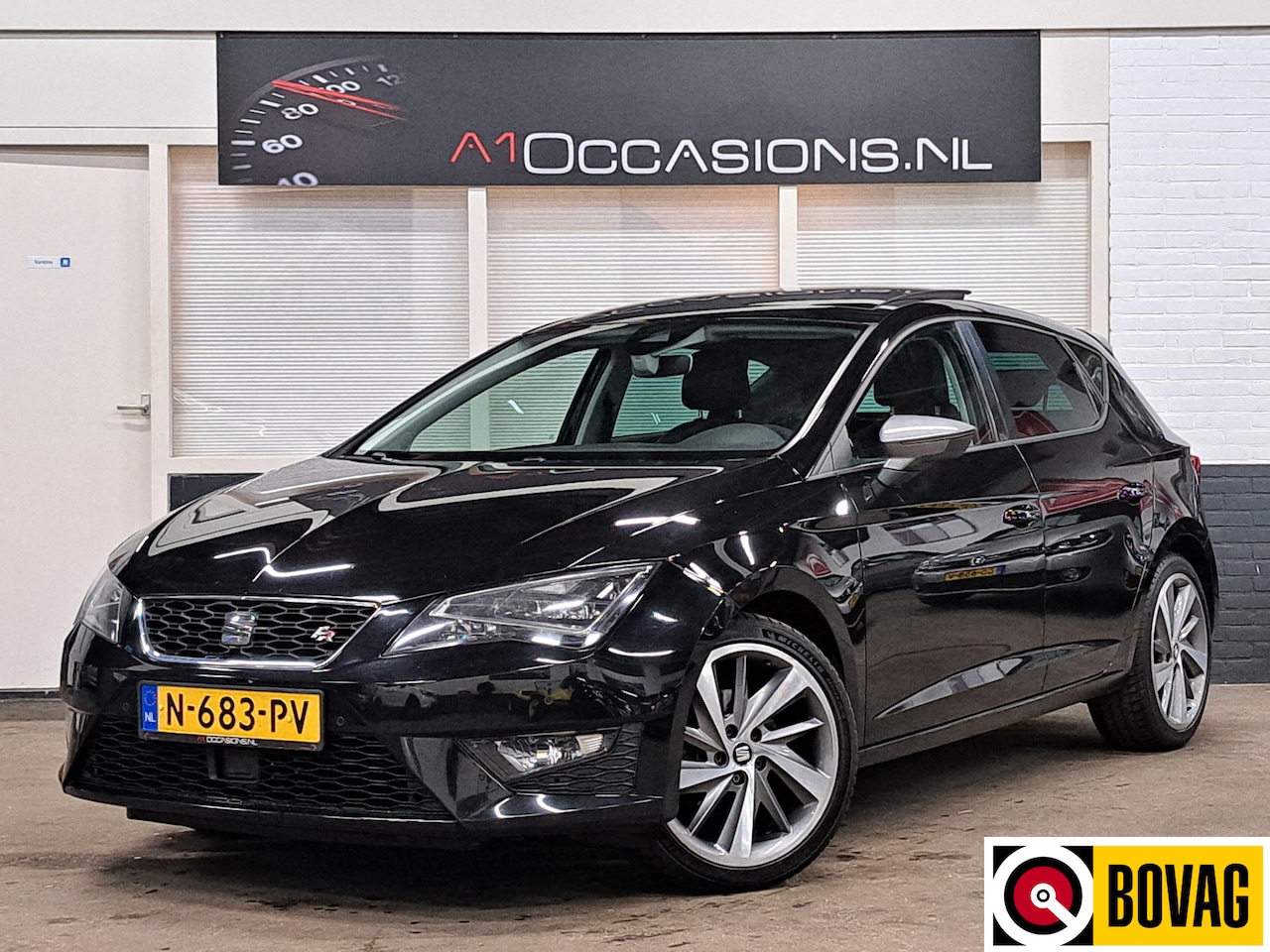 Seat Leon - 1.4 TSI ACT FR Dynamic + ELEKTR. PANODAK !! - AutoWereld.nl