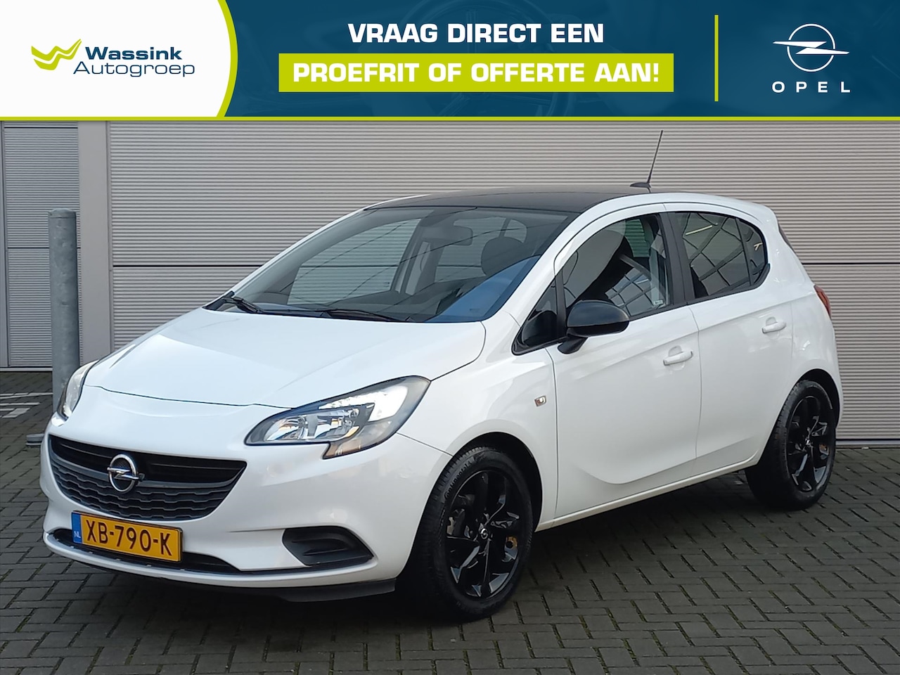 Opel Corsa - 1.4 90pk 5drs Black Edition | Airconditioning | Navigatie | LM-velgen | Parkeersensoren | - AutoWereld.nl