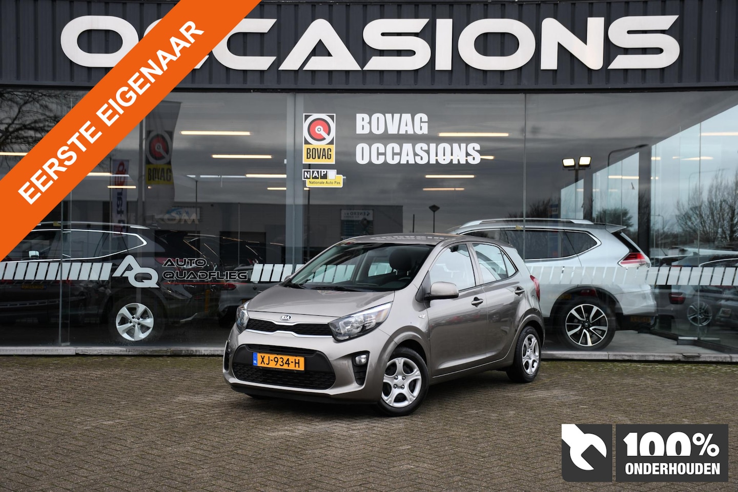 Kia Picanto - 1.0 CVVT EconomyPlusLine 1 EIGENAAR/ 24OOO KM NAP - AutoWereld.nl