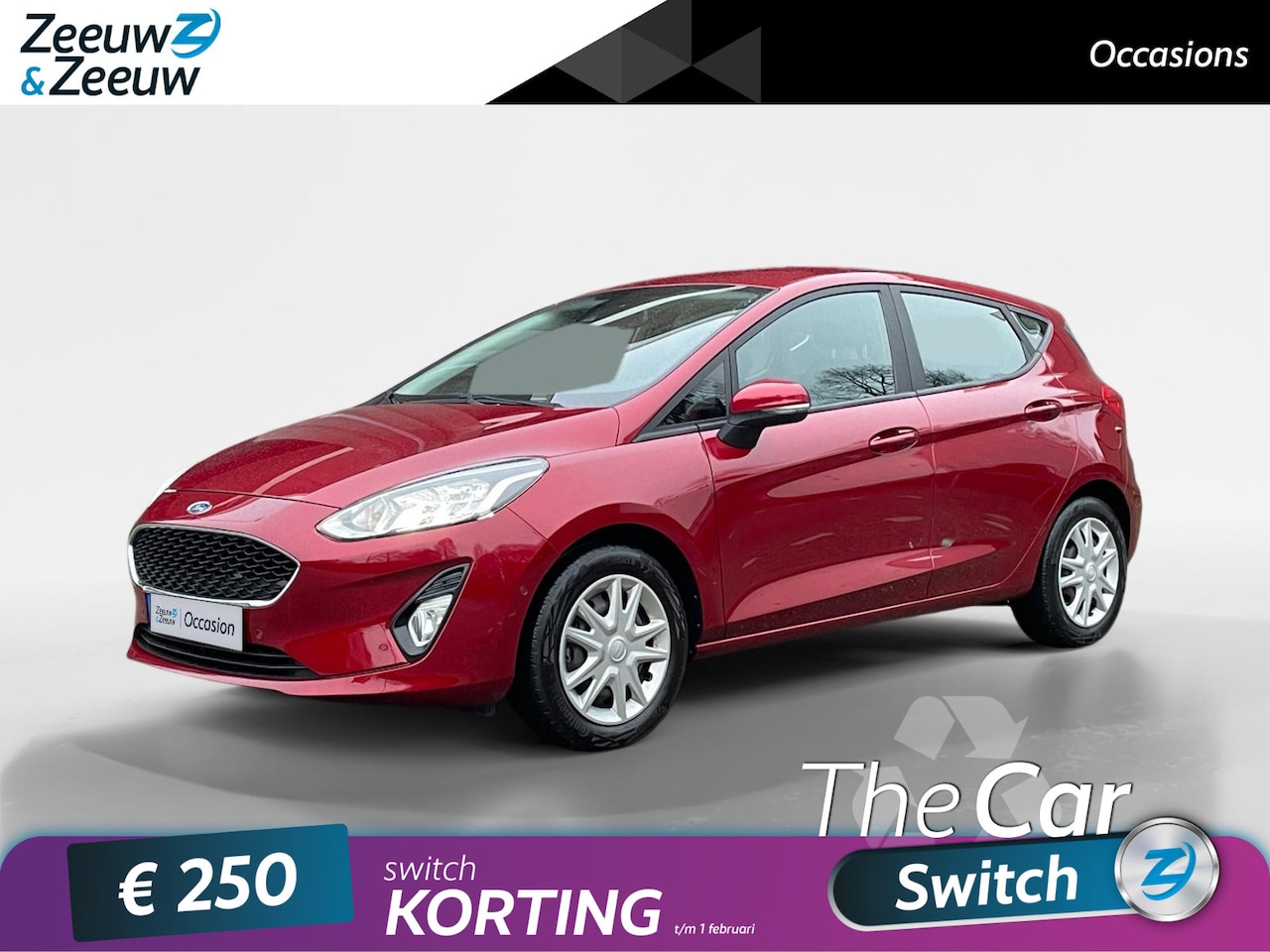 Ford Fiesta - 1.0 EcoBoost Connected | Navigatie | Parkeersensoren voor en achter | Cruise Control | Mis - AutoWereld.nl