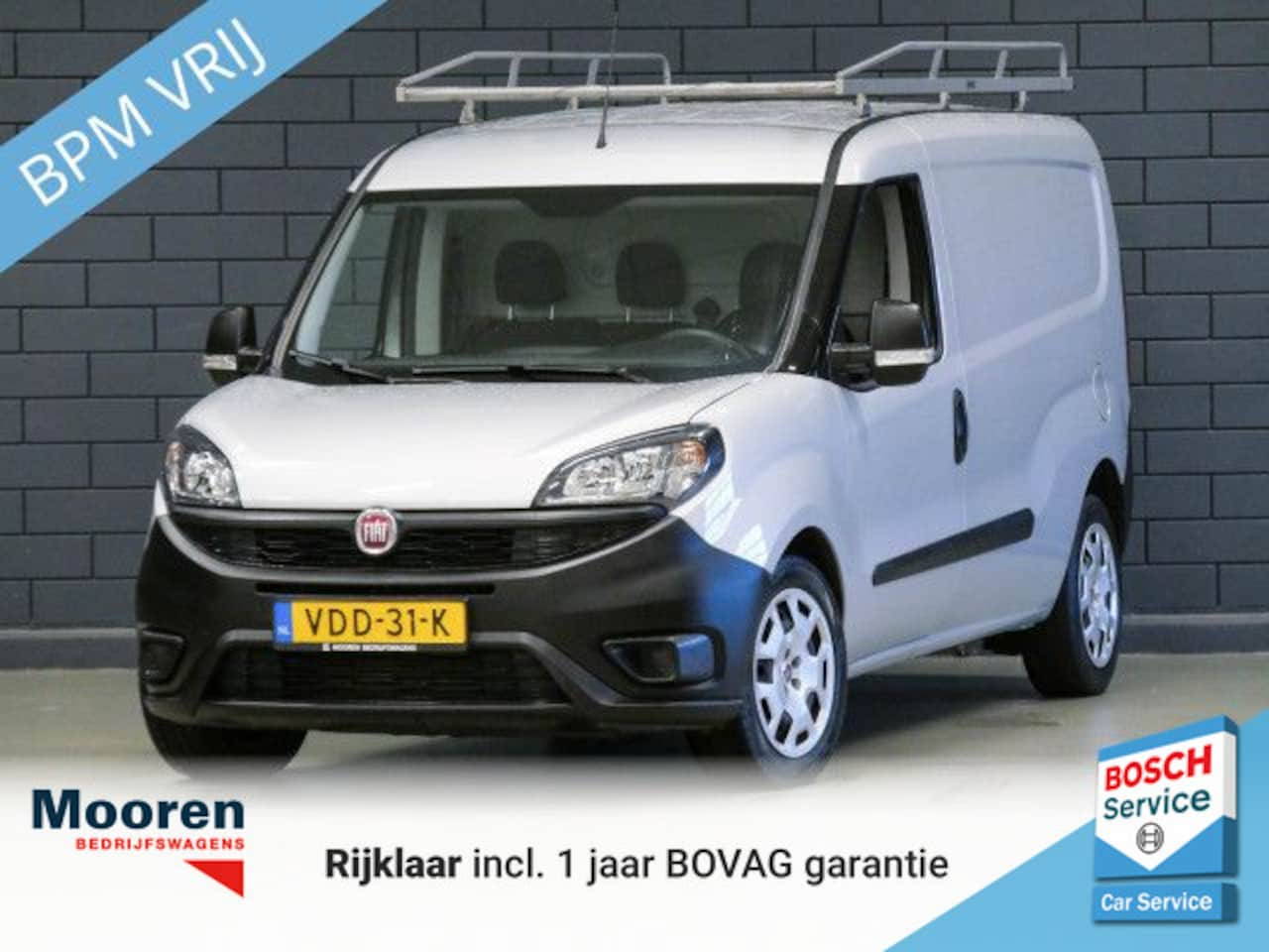 Fiat Doblò Cargo - 1.6 105PK MJ L2H1 Maxi | EURO 6 | TREKHAAK | **BPM VRIJ** - AutoWereld.nl