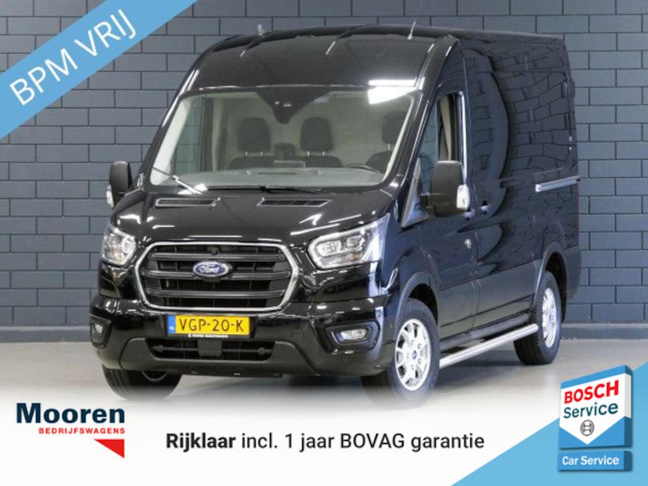 Ford Transit - 350 2.0 TDCI 185PK L2H2 Limited | ZIJSCHUIFDEUR L+R | TREKHAAK | CAMERA | CRUISE CONTROL | - AutoWereld.nl