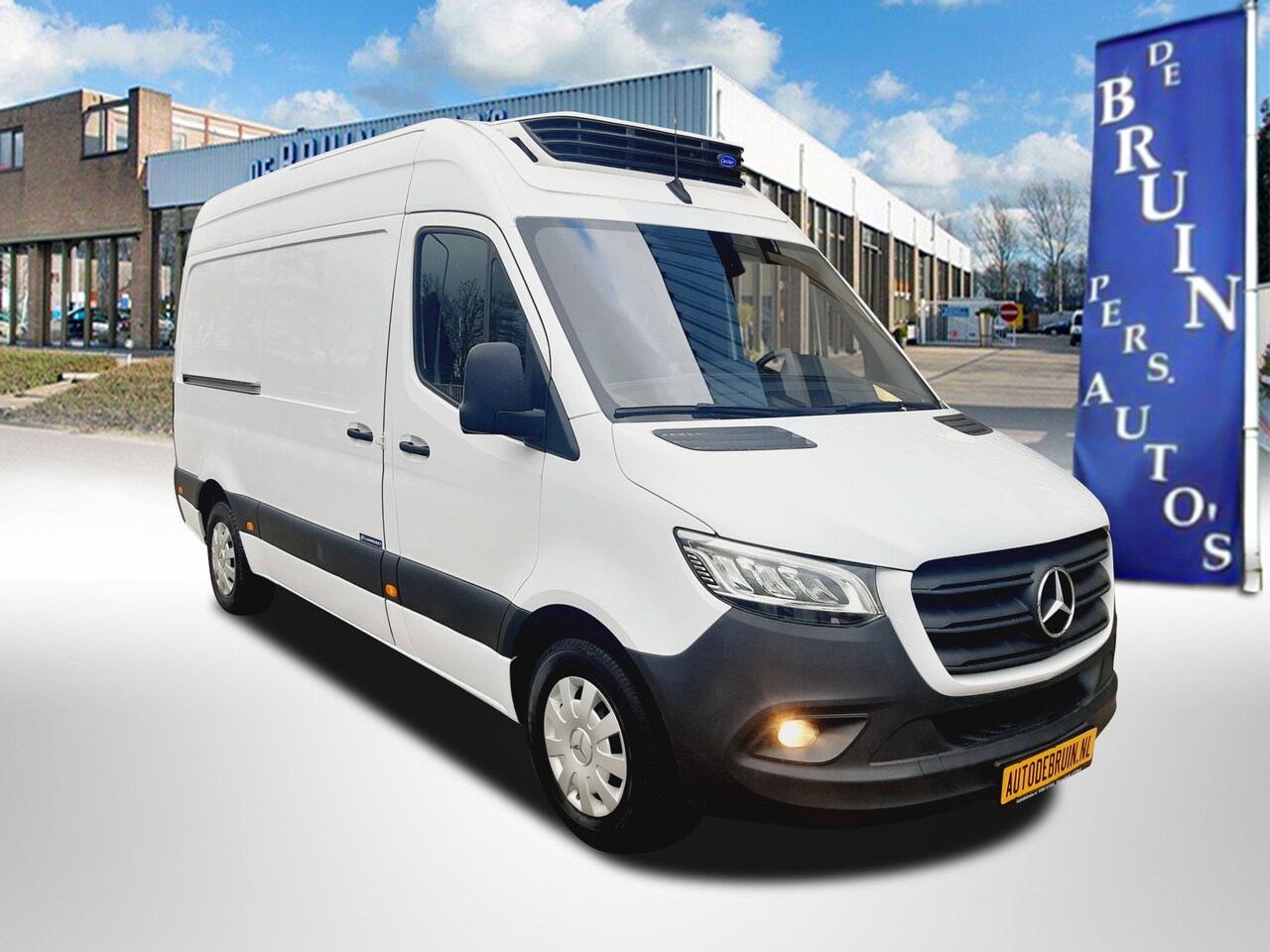 Mercedes-Benz Sprinter - 317 CDI Koelwagen Carrier Vrieswagen 230V stekker dag & Nacht 170 Pk - AutoWereld.nl