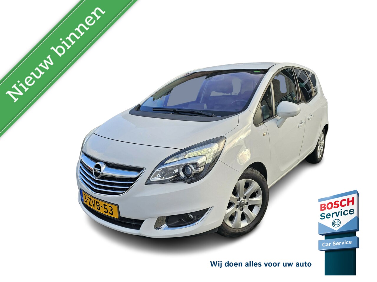 Opel Meriva - 1.4 Turbo Cosmo LEER NAVI CRUISE - AutoWereld.nl