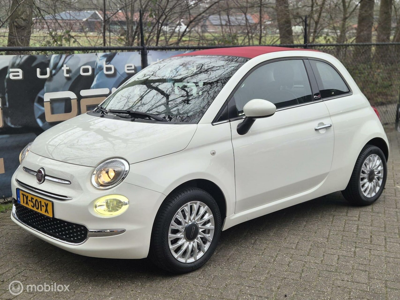 Fiat 500 - 1.2 Lounge AUTOMAAT | CABRIO | CLIMA | ELEK RAMEN | 97.000KM | - AutoWereld.nl