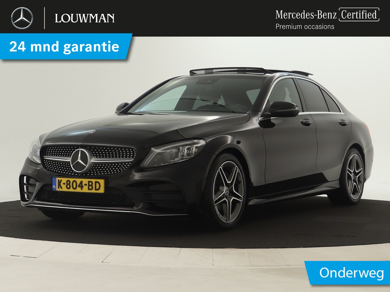 Mercedes-Benz C-klasse - 200 Business Solution AMG | AMG Styling | Trekhaak | Panorama Schuif-Kanteldak | Digitaal - AutoWereld.nl