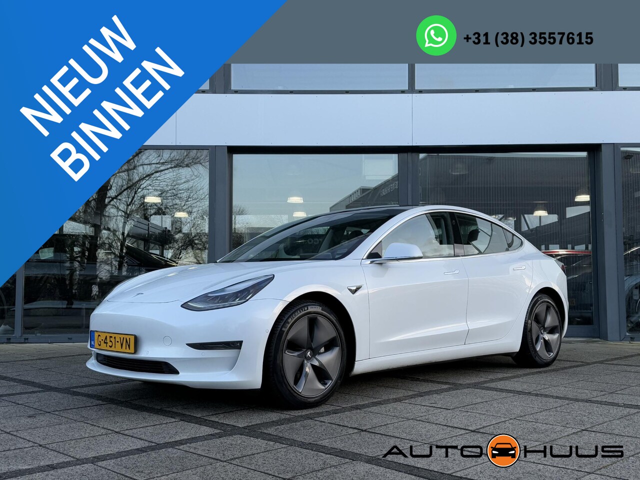 Tesla Model 3 - Long Range RWD Long Range AWD Dual Autopilot Panorama Leder - AutoWereld.nl